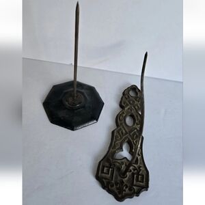 Antique Coat Hook 1800s And Bill Poke Vintage